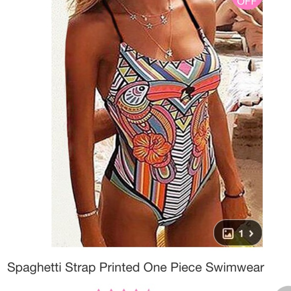 Swim suit one piece size Medium